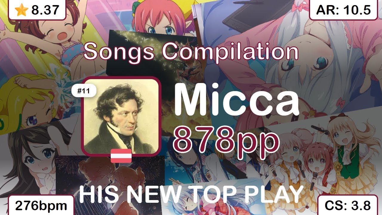Micca | Various Artists - Songs Compilation [Marathon] +HDDT 99.45% {#1 878pp FC} - osu! umbrella lyrics