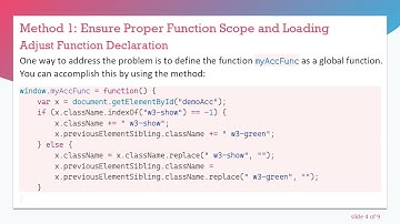 Fixing Your w3 Accordion Menu Expansion Issue in Google Chrome