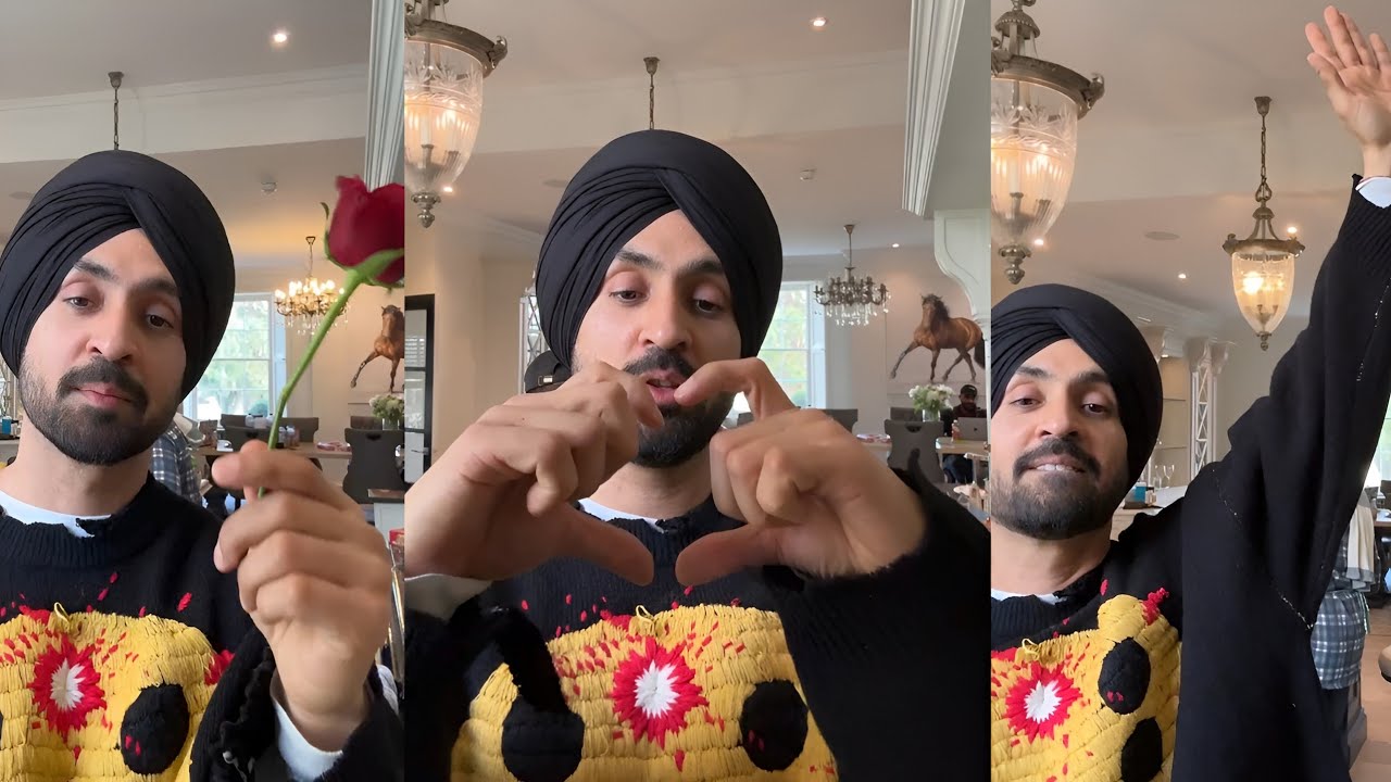 Diljit Dosanjh instagram Live