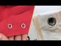 Grommet vs eyelet what is the difference  which one is the better buy