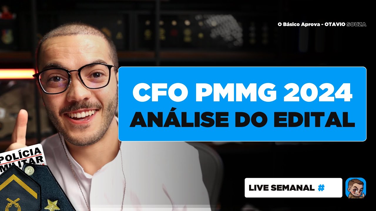CFO PMMG 2024 PASSO A PASSO DA APROVAÇÃO YouTube