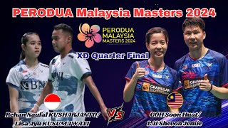 KUSHARJANTO/KUSUMAWATI (INA) vs GOH Soon Huat/LAI Shevon Jemie (MAS) | QF Malaysia Masters 2024