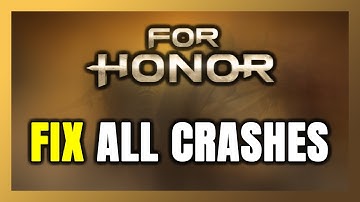 FIX FOR HONOR Crashing, Freezing, Not Launching, Stuck & Black Screen