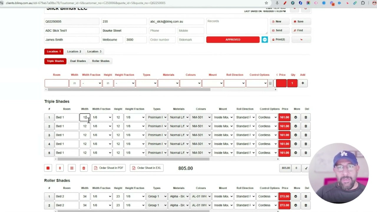 Approving Dealer Orders & Managing Job Status in BlinQ | Window Covering Software