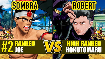 FF COTW ▰ SOMBRA (#2 Ranked Joe) vs ROBERT (Hokutomaru) ▰ Fatal Fury CotW High Level Gameplay