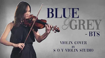 BLUE & GREY - BTS (Violin Cover with Sheet Music and Tab)