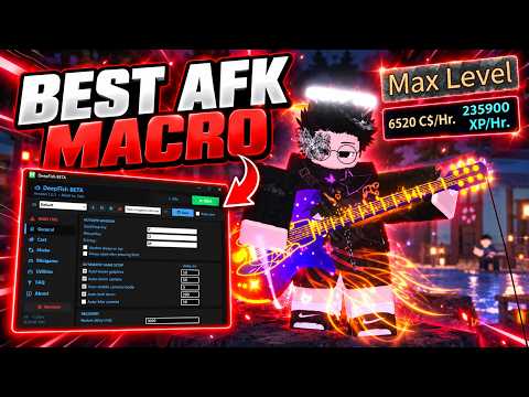 BEST AFK FARM MACRO in FISCH! ROBLOX