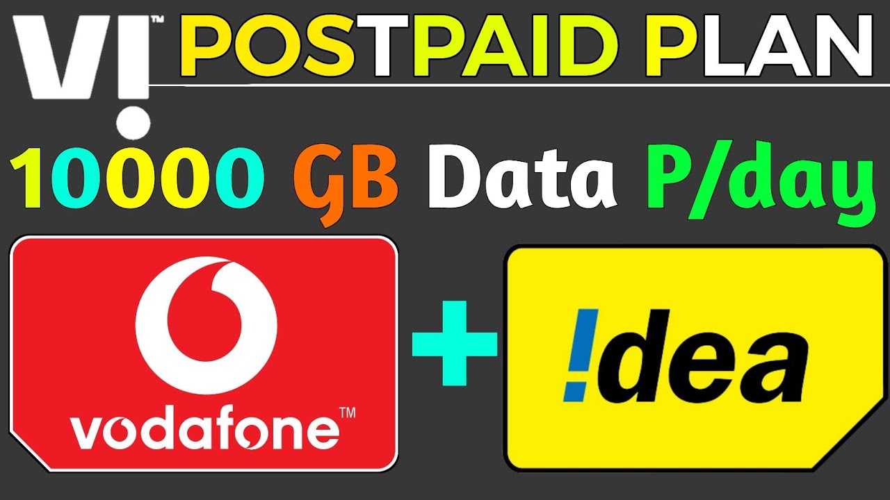 Vi (VODA - IDEA) Daily 10000GB Data ||  Vi New Postpaid Plan 2021 || Vi Postpaid Plan Full Details