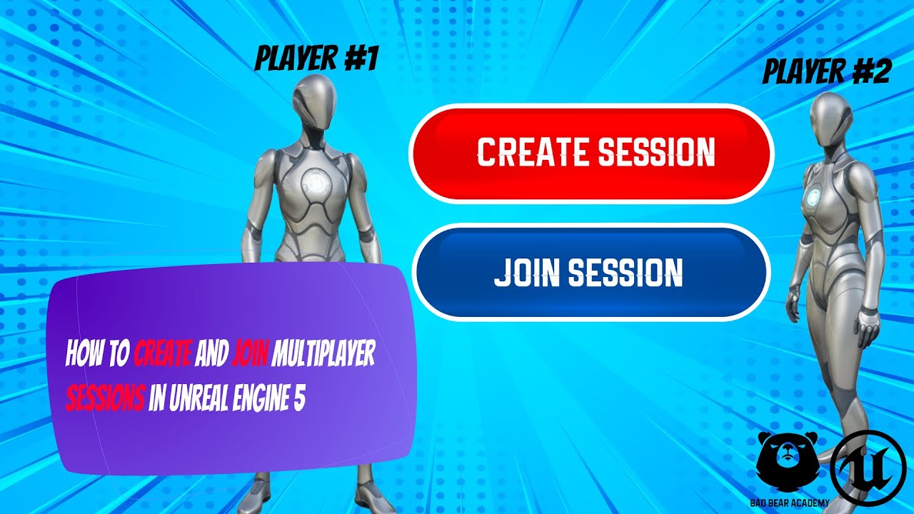 how to create local multiplayer sessions (host and join) in unreal ...