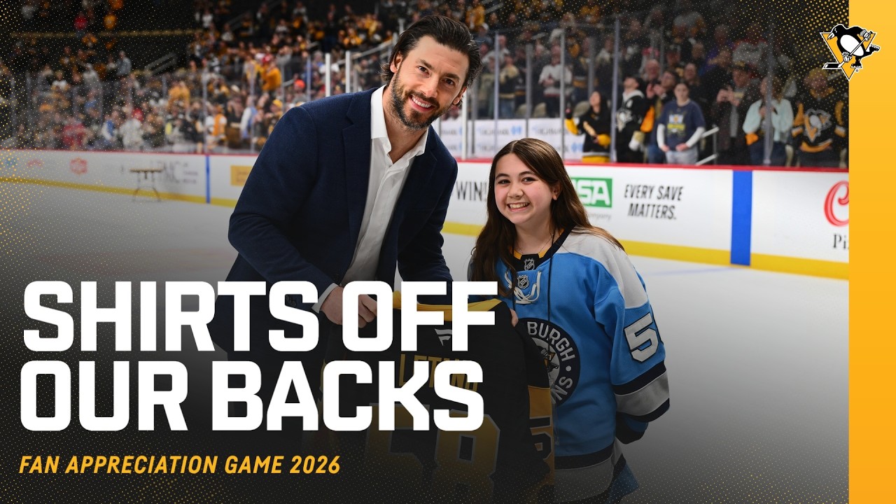 Shirts Off Our Backs 2026 | Pittsburgh Penguins - YouTube
