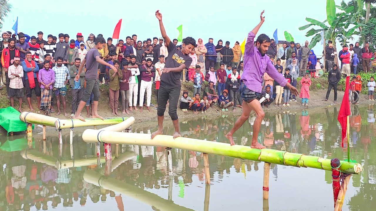 DO NOT FALL! ❌🌊 | Impossible Water Balance Game! 🤯📈 #Mrbeast #AlGamingFun