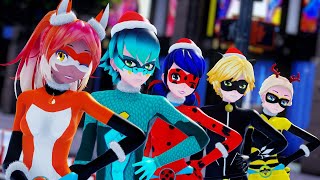 【MMD Miraculous】We Wish You A Merry Christmas✨【60fps】