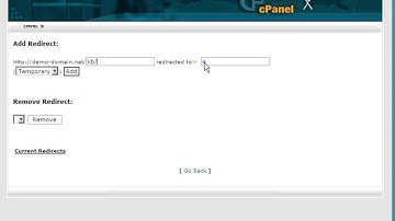 Creating a URL redirect