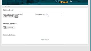 Creating a URL redirect