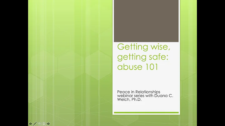 Peace in Relationships: Avoiding Abusers with Dr. ...
