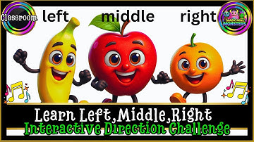 Learn Left, Middle, Right | Interactive Position Learning | Magic Mini Monsters #magicminimonsters