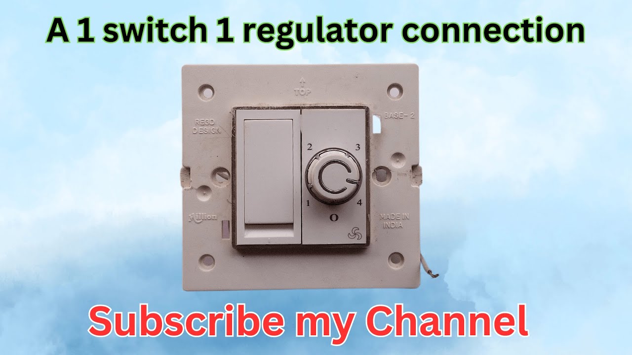 Mastering Electrical Basics 1 Switch and 1 Regulator Connection Made ...