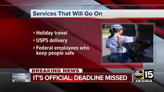 Federal shutdown begins after lawmakers fail to reach deal