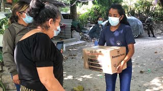 Gobierno Entrega Alimentos En La Colonia Dreyfuss San Salvador