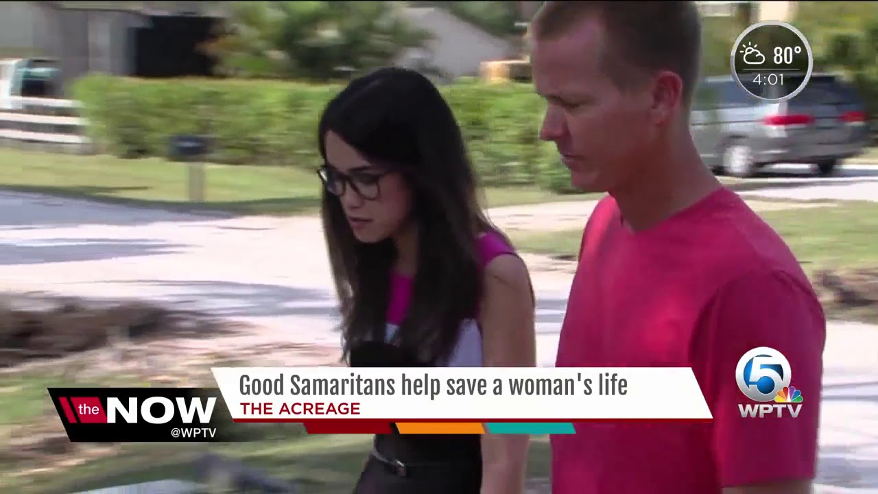Good Samaritans help save a woman's life - YouTube