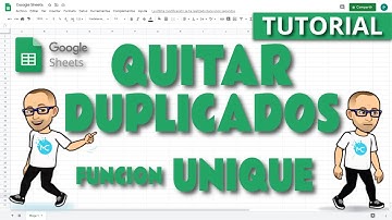 Google Sheets Tutorial En Español - Aprende a Quitar Duplicados Con La Formula Unique