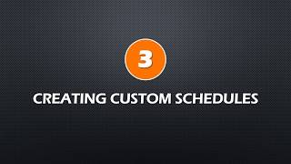 Shift Calendar Quick Start Guide - Part 3 - Creating custom schedules