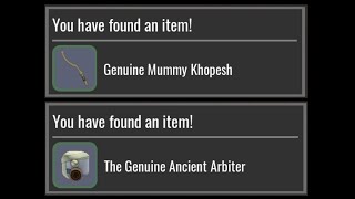 [TC2] Getting the Mummy Khopesh and Ancient Arbiter