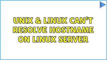 Unix & Linux: Can
