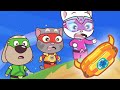 Talking Tom Heroes - Mysterious Backpack | Fun Cartoon Videos on HooplaKidz TV