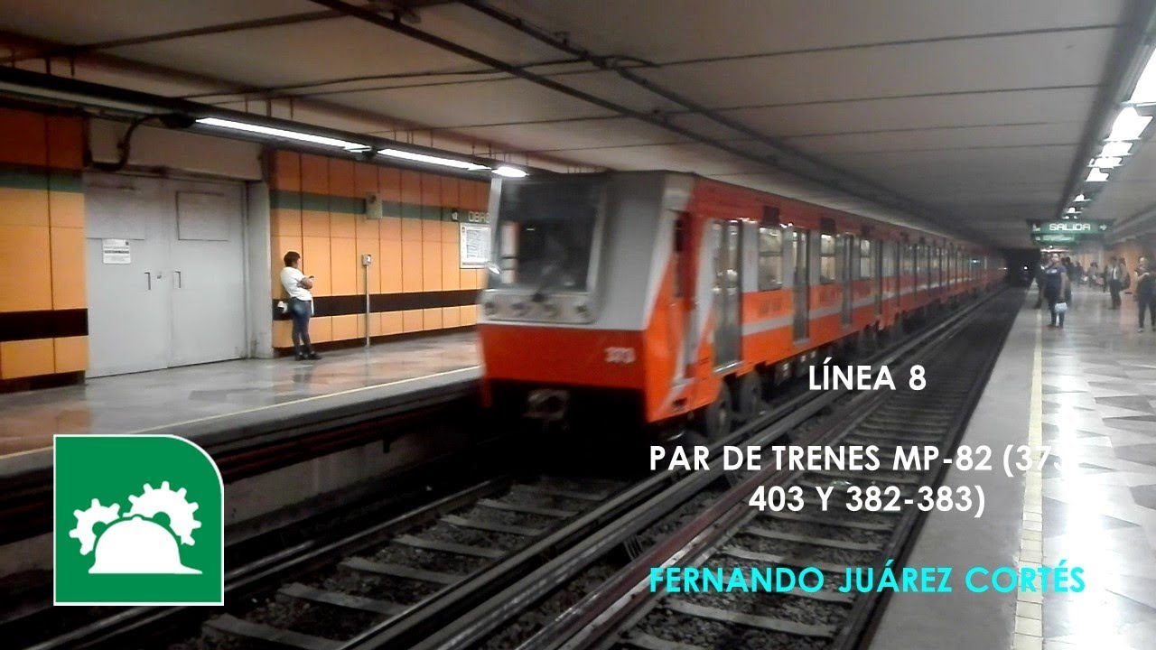 Metro CDMX - Línea 8 - Obrera - MP-82 - YouTube
