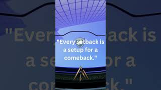 "Every setback is a setup for a comeback" #Shorts #Viral #Trending #Setback #Comeback