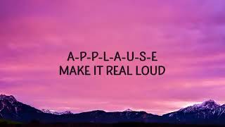 Lady Gaga   Applause Lyrics