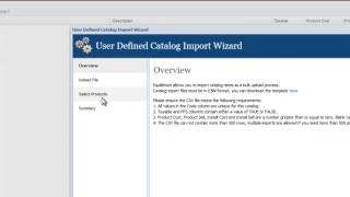 Catalog Creator for Quick Quoting - Equilibrium