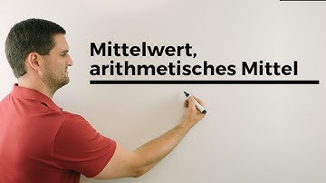 Mittelwert, arithmetisches Mittel, Urliste, Rangliste, Statistik | Mathe by Daniel Jung