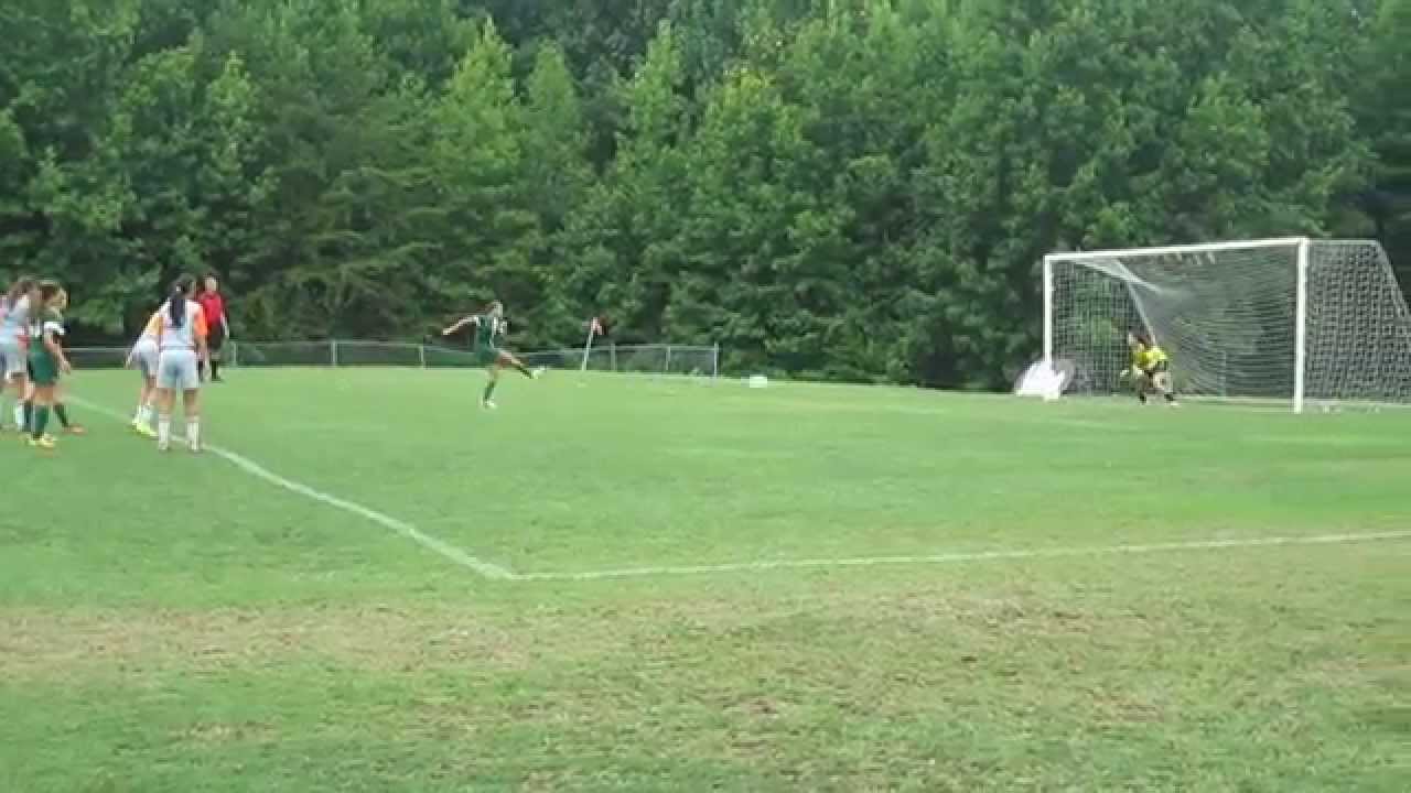 ZYSA converts penalty kick against Libertyville FC 1974 National Cup