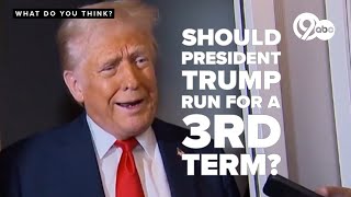 What do you think? Is President Trump eligible to run for a third presidential term?