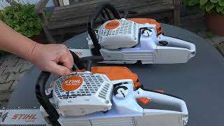 STIHL MS 261 C-M vs. STIHL MS 300 C-M - Profi-Benzin-Motorsägen Kettensägen im direkten Vergleich!
