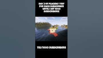 Day 2 of placing 1 TNT for every subscriber! #viral #shorts #minecraft