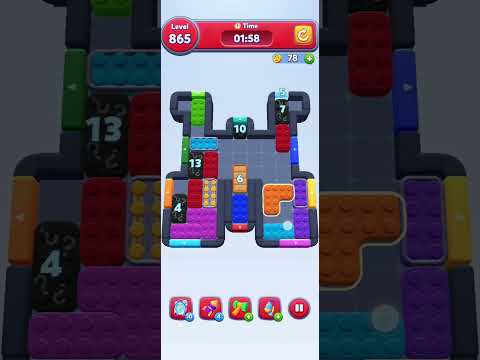 Color Block Jam Level 865 Walkthrough Solution 