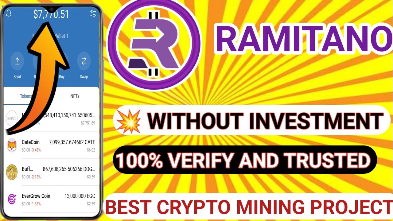 New Crypto Mining Project // 100% Profit Don't Miss // Ramitano Mining Project
