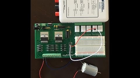How to Wire & Power an Electric Motor with mySTEM Project Board for NI myDAQ
