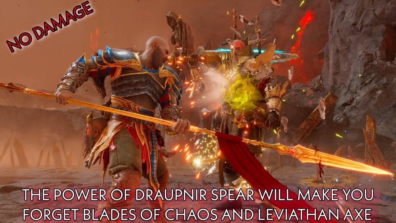 THE POWER OF DRAUPNIR SPEAR WILL MAKE YOU BLADES OF CHAOS AND