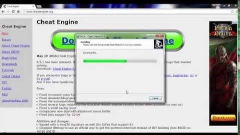 How to Download and Install Cheat Engine 6.5.1 and Open Physical Memory