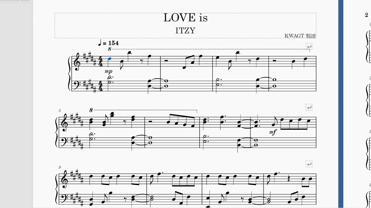 ITZY LOVE Is Piano Sheet Music YouTube itzy-love-is-piano-sheet-music-youtube