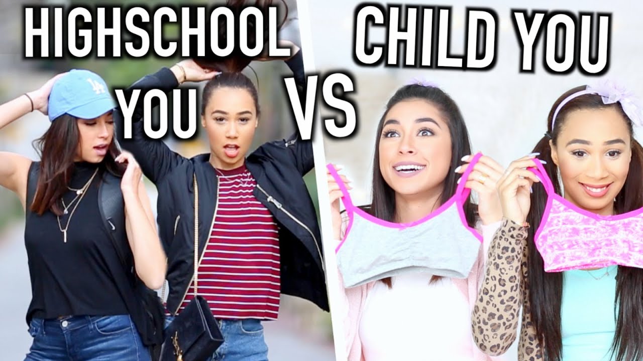 High School You VS Child You | Jeanine Amapola & MyLifeAsEva - YouTube