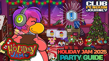 HOLIDAY JAM 2025 FULL GUIDE! FULL TOUR, FREE ITEMS, QUESTS & MORE! 🎄🎶| Club Penguin Journey