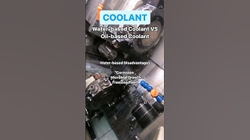 What type of coolant are you using? #cnc  #shop  #machineshop  #machinist  #engineering #machine