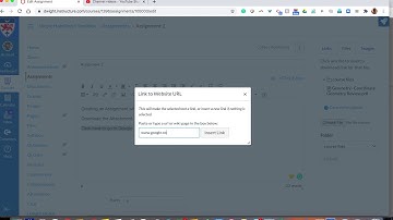 Creating an Assignment in Canvas with "Bells & Whistles"  Attachments, Links, Images & Videos