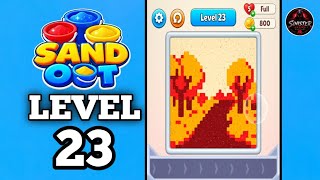 Sand Out Color Puzzle Level 23 Walkthrough Solution