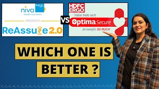 Niva Bupa ReAssure 2.0 VS HDFC ERGO Optima Secure | Health Insurance COMPARISON | Gurleen Kaur Tikku